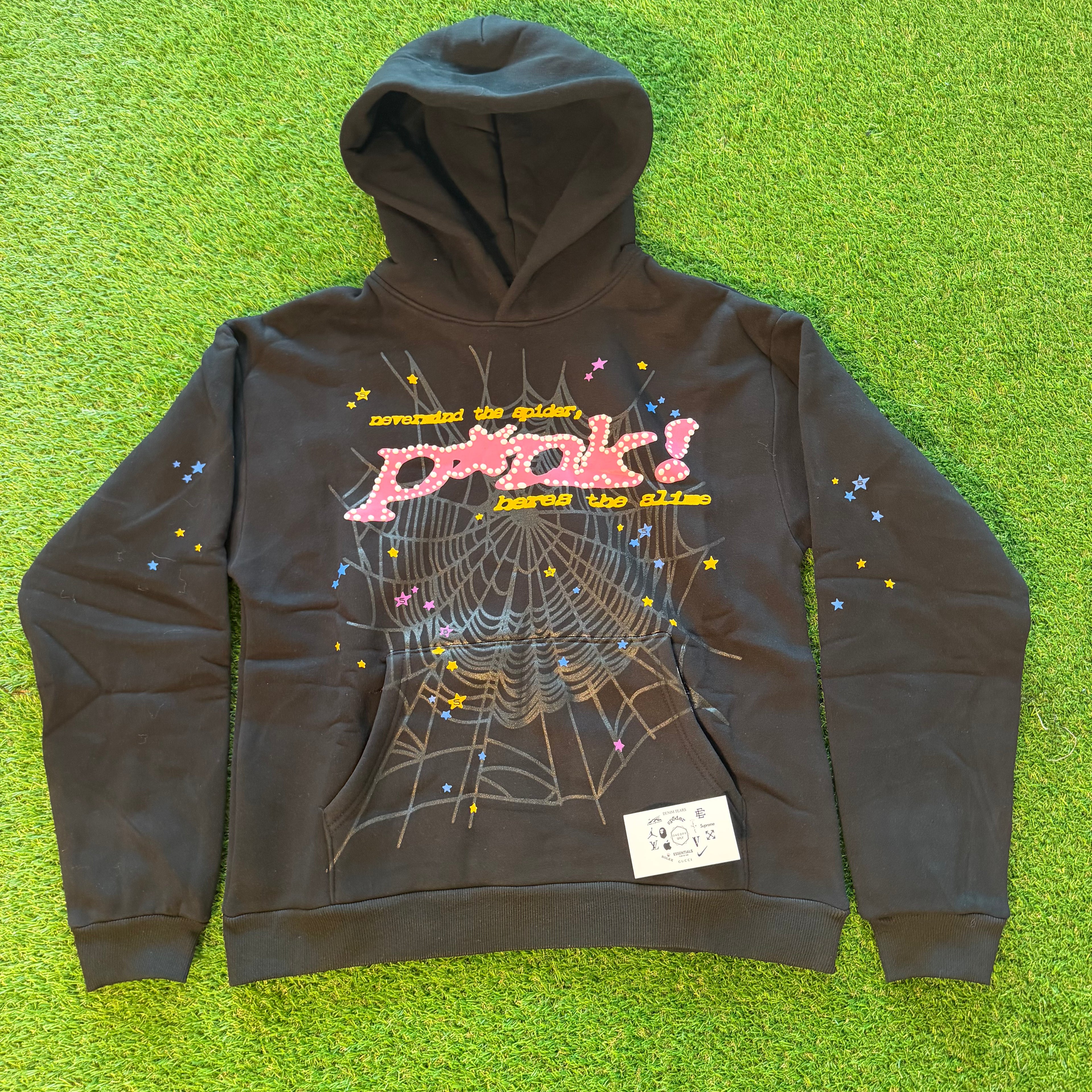 Black And Pink Spider Man Hoodie