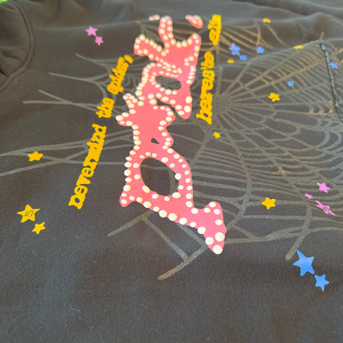 Black And Pink Spider Man Hoodie