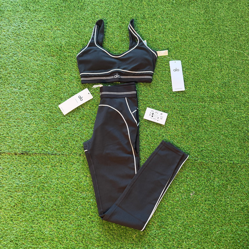 Black A Yoga Set